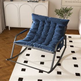 Rocking Chair with Storage, Cushions & Armrests, All-Season Comfort Lounge Recliner, Breathable Ergonomic Lounge Chair for Bedroom, Living Room,