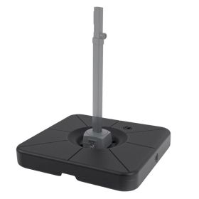 Cantilever Patio Umbrella Base 220 LBS Water and Sand Fillable Weighted Stand